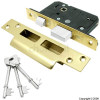 Brass BS 5-Lever Security Sashlock