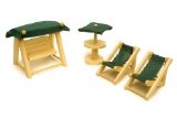 Legler Dolls House Furniture - Garden Set