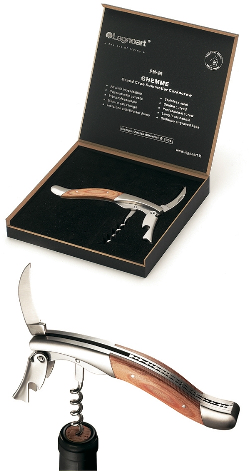 LegnoArt GHEMME Grand Crue Sommelier corkscrew