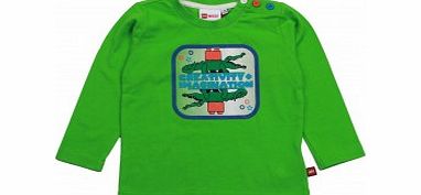 Lego Wear Duplowear Toddler Boys Toke 601 Green Top L19/D11