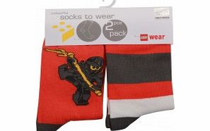 Lego Wear Legowear Boys Alec 618 2 Pack Socks L21/C12