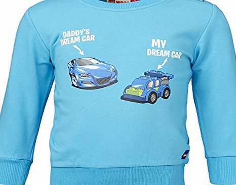 Lego Wear Legowear Boys Duplo Sinus 101 Sweatshirt Cardigan, Blue (Turquoise), 4 Years (Manufacturer Size:104)