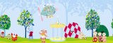 Leisurebrands Uk Ltd Decofun, In the Night Garden Border, Self Adhesive