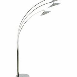 Leitmotiv Tripple Slim Shade Floor Lamp H:184cm