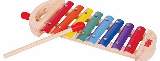 LELIN WOODEN WOOD CHILDRENS KIDS METAL COLOURED XYLOPHONE GLOCKENSPIEL BLOCK KEYS MUSICAL INSTRUMENT