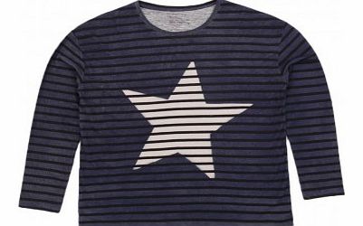 Tahiti Sailor stripes T-shirt Midnight blue