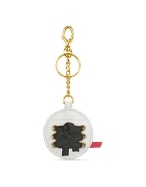 Leonardo Delfuoco Gaia - Round Signature Key Ring