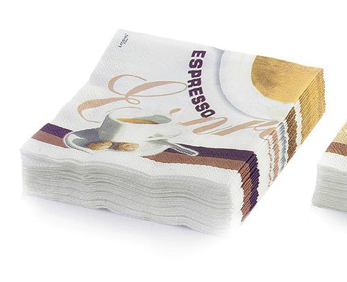 Leopold Cocktail Napkins Espresso