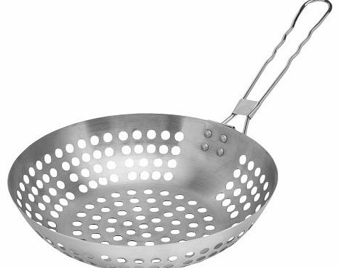 Leopold Vienna LV01087 BBQ Wok Topper with Folding Handle Diameter 227 x 68 mm