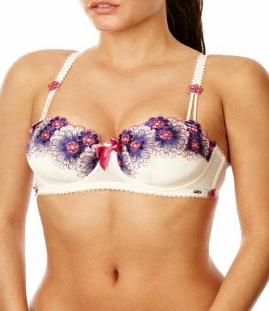 Lepel Delilah Balcony Bra Balcony Womens Bra Iris Cream 32C