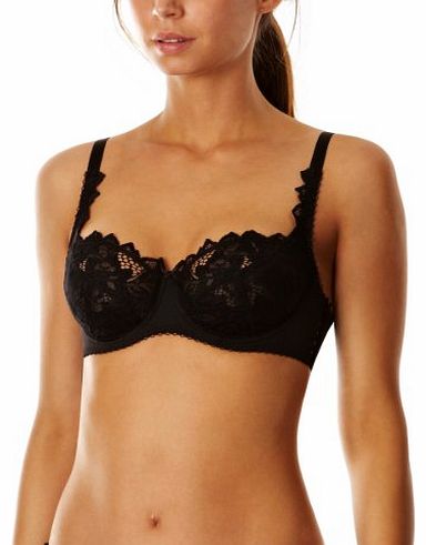 Fiore Full Cup Bra , Black ,38G