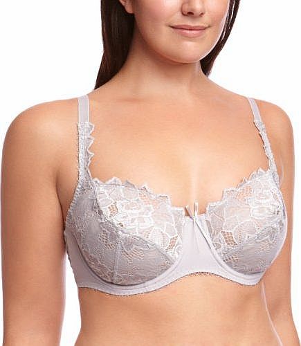 Fiore Full Cup Womens Bra Silver 36C