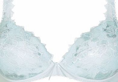 Lepel Fiore Peppermint Blue Padded Plunge Bra 93200 36D