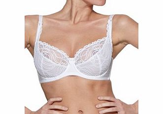 Iris white full cup bra