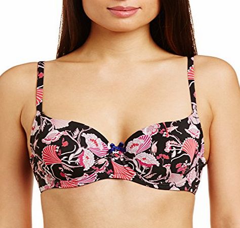 Lepel Womens Babushka Balconette Balcony Floral Everyday Bra, Multicoloured (Floral Print), 32DD