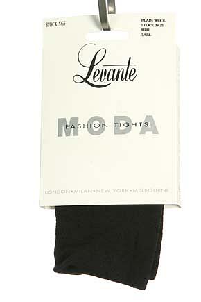 Ladies 1 Pair Levante Plain 100 Denier Wool Stockings Sherry