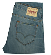 504 Mid Blue Straight Leg Jeans