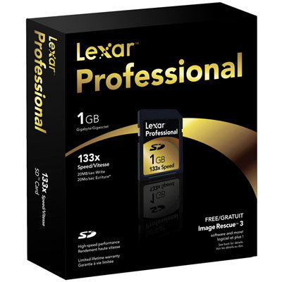 1GB 133x Professional Secure Digital Card