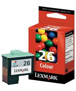 No 26 Colour Inkjet Cartridge 10NOO26