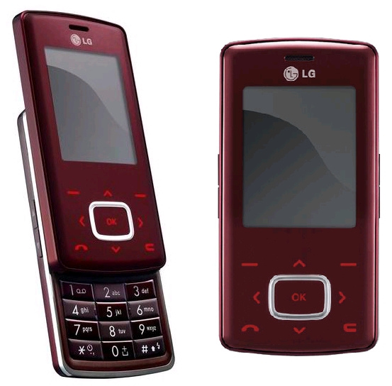 LG KG800 CHOCOLATE RED WINE (UNLOCKED)