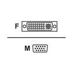 LIEBERT UPS FEMALE DVI-I TO MALE HD15VGA