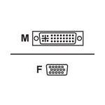 LIEBERT UPS MALE DVI-I TO FEMALE HD15VGA