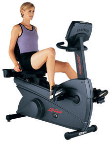 life Fitness R9I Lifecycle Recumbent Exercise Bike