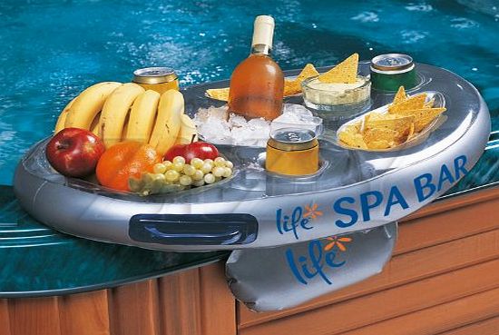 Life Floating Spa Bar Inflatable Hot Tub Side Tray for Drinks and Snacks