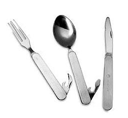 Lifeventure FOLDING KNIFE FORK SPOON SET