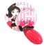 Lil Bratz MINI BRUSH and CLAW HAIR CLIP (PINK)