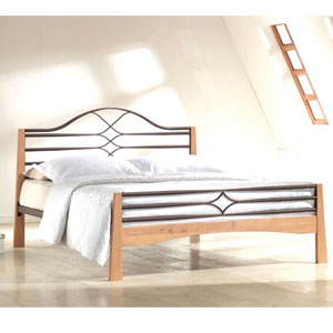 , Aquila, 4FT 6 Double Metal Bedstead