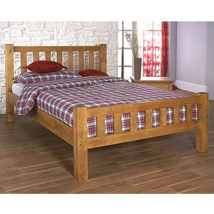 , Astro, 4FT 6 Double Wooden Bedstead