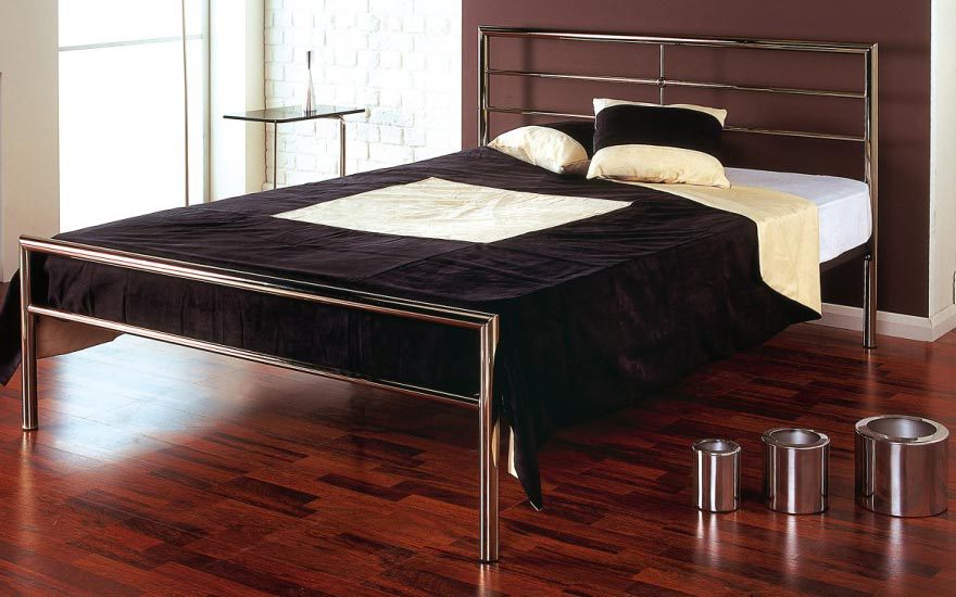 Limelight Ion Chrome Finish Bedstead, King Size,
