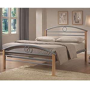 Pegasus 4FT Sml Double Metal Bedstead