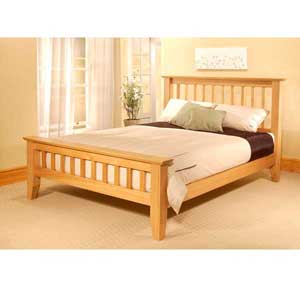 Phoebe 4FT 6 Double Wooden Bedstead