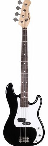 Lindo Guitars Lindo P-BASS Electric Bass Guitar with Soft Carry Case - Black