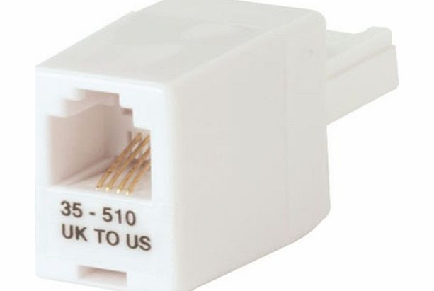 LINDY US to UK Telephone Adaptor