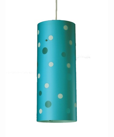 Linea Zero Small blue polka dot ceiling light