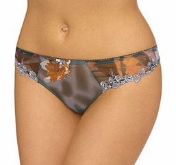 Esme mixed floral print thong