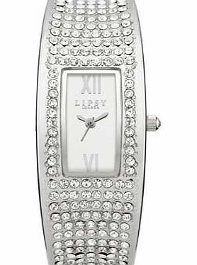 Lipsy Ladies Silver Bangle Watch