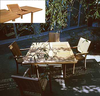 Lister Ascot Square Extending Table