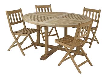 Lister Lutyens Company Ltd Lister Chiltern Dining Set - WHILE STOCKS LAST!