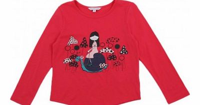 Mushrooms T-shirt Red `2 years,4 years,5 years,6