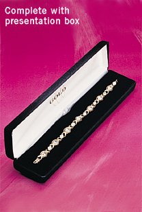 Littlewoods-Index diamond-set figaro anklet