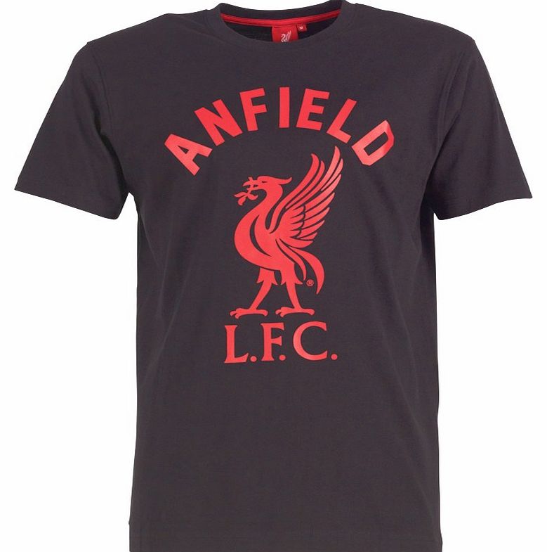 Mens Anfield T-Shirt Black