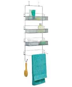 Living Chrome 3 Tier Over Door Organiser