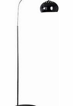 Curva Floor Lamp - Black Chrome