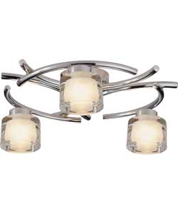 Hoop Oval Glass Ceiling Light