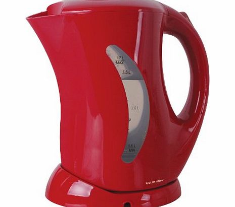 LLOYTRON  Cordless Kettle, 1.7 Litre, 2.2 Kilowatt, Red