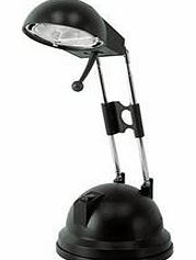 LLOYTRON  L1101BK 20 Watt Halo Reach Task Lamp, Black